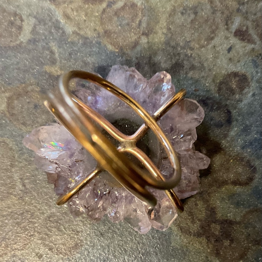 Amethyst Druzy Geode Statement Ring - Unbranded - image 4